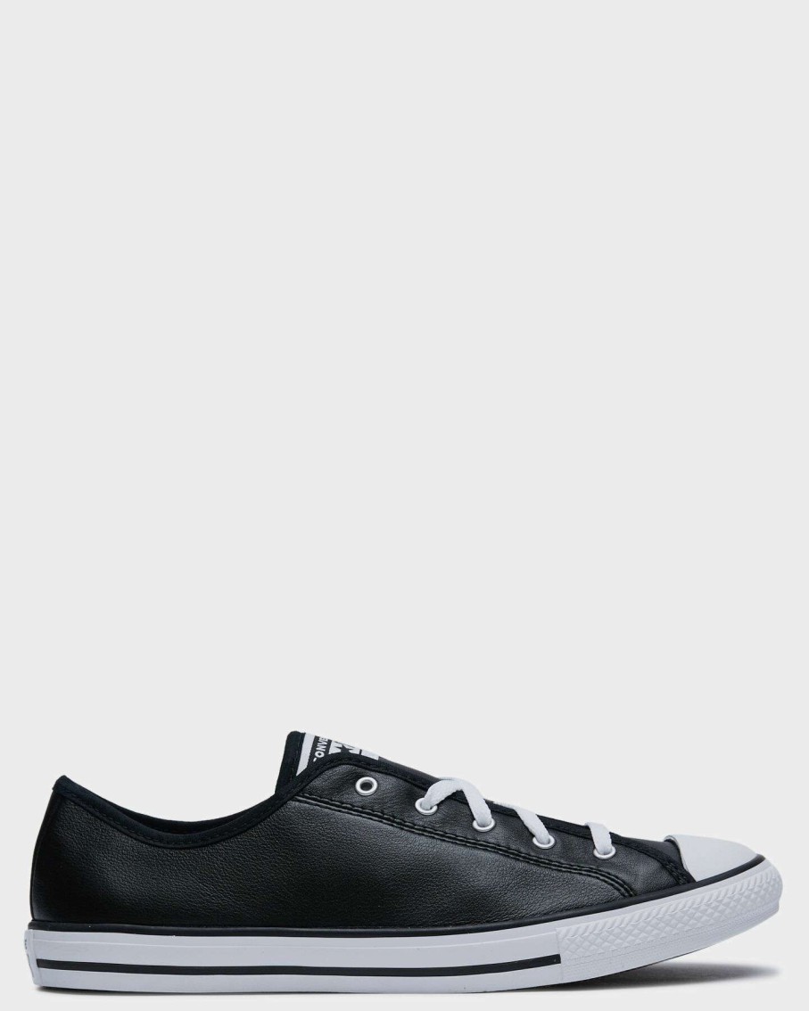 Womens * | Womens Dainty Leather Low Shoe Converse Online Sales