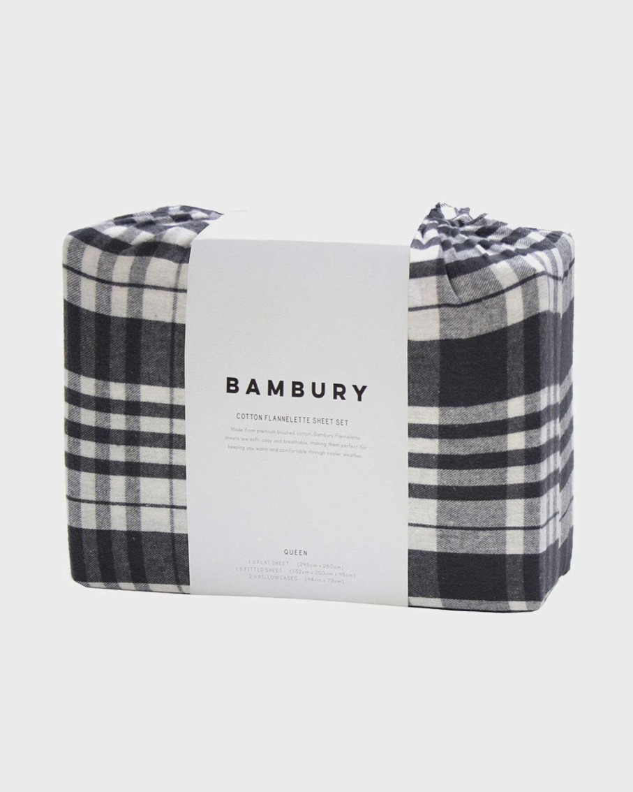 Home + Body * | Brentford Flannelette Sheet Set Bambury Cheap Online