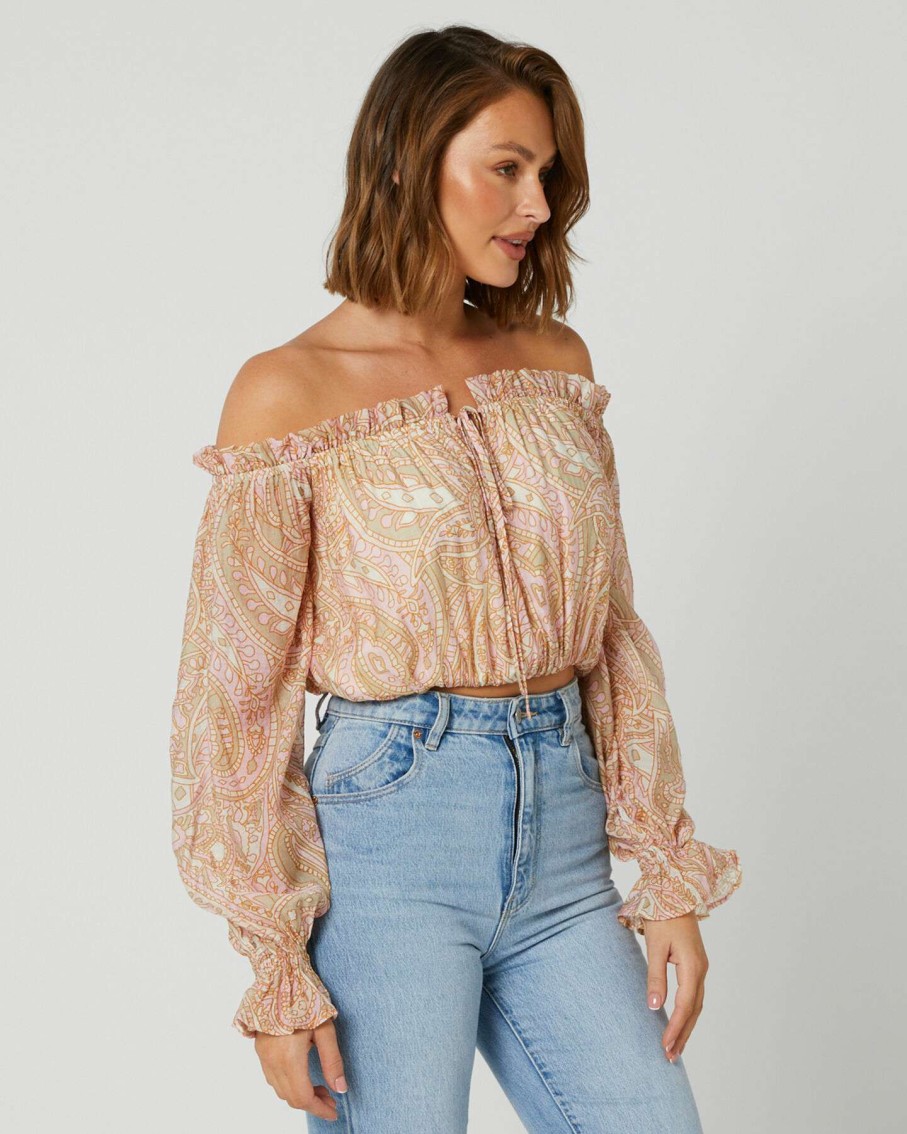 Womens * | Catalina Crop Blouse Minkpink Discount Online