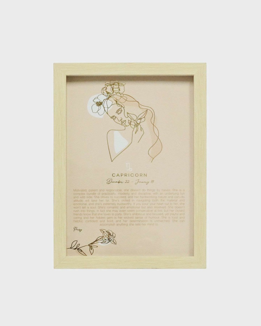 Home + Body * | Mystique Framed Print Capricorn Splosh Discount Online