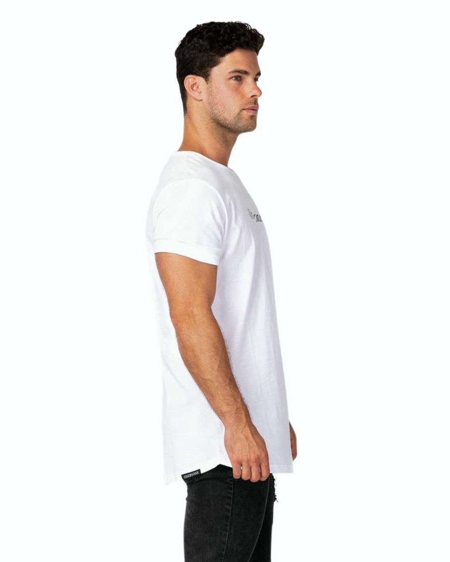 Mens * | Getaway White Tee Oneby1 Less Expensive