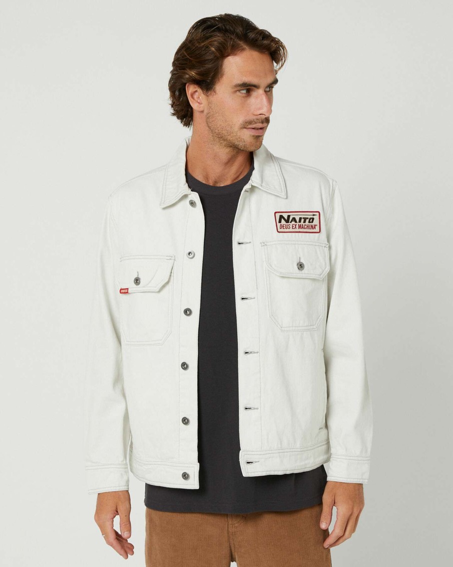 Mens * | Bull Twill Mens Jacket Deus Ex Machina Cheap Online