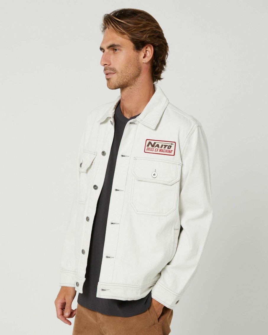 Mens * | Bull Twill Mens Jacket Deus Ex Machina Cheap Online