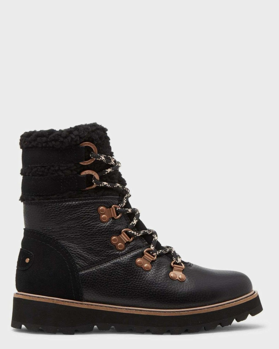 Womens * | Womens Brandi Lace Up Winter Boots Roxy Gift Selection