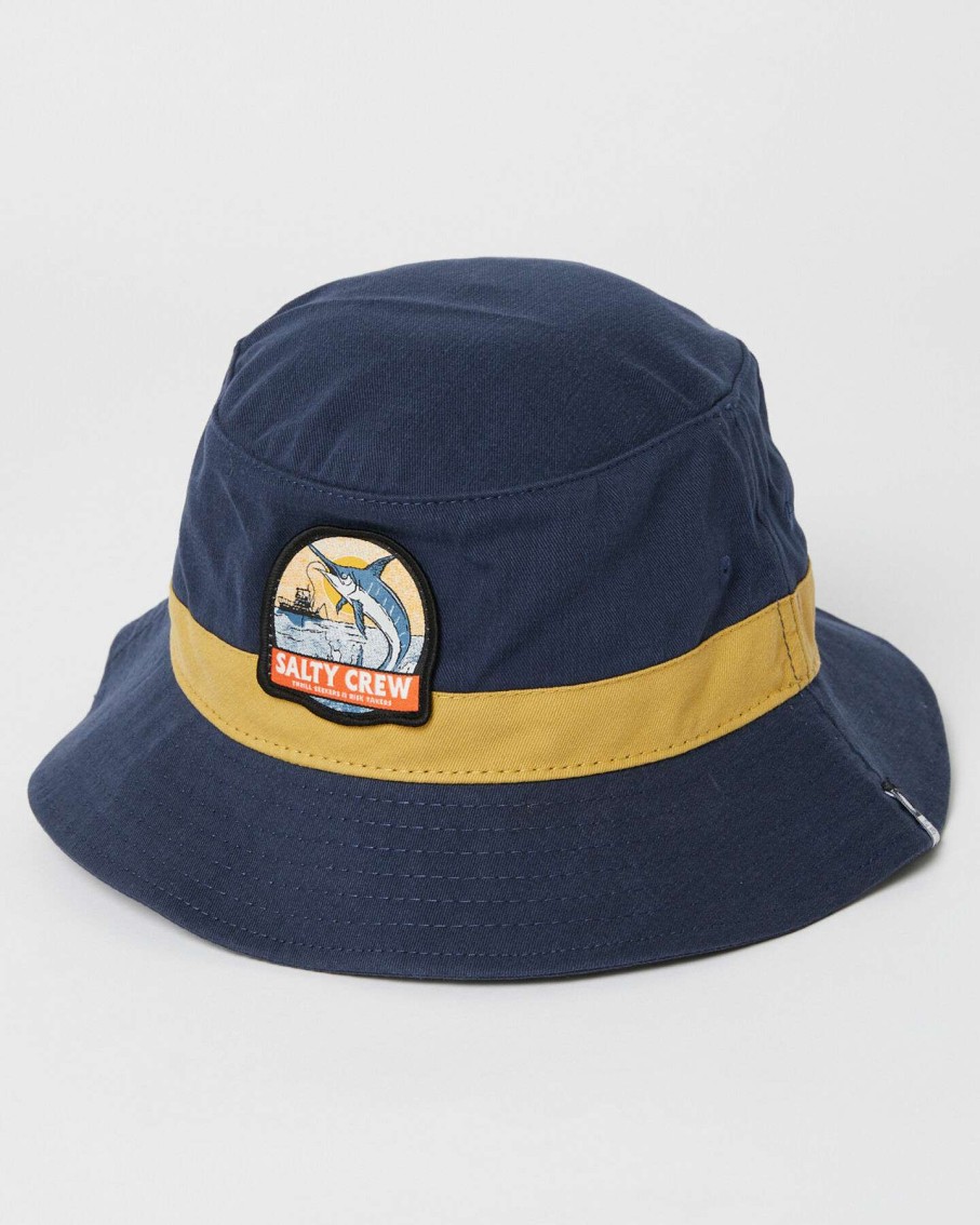 Mens * | Deep Drop Bucket Hat Salty Crew Special Style