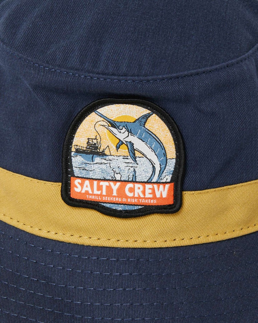 Mens * | Deep Drop Bucket Hat Salty Crew Special Style