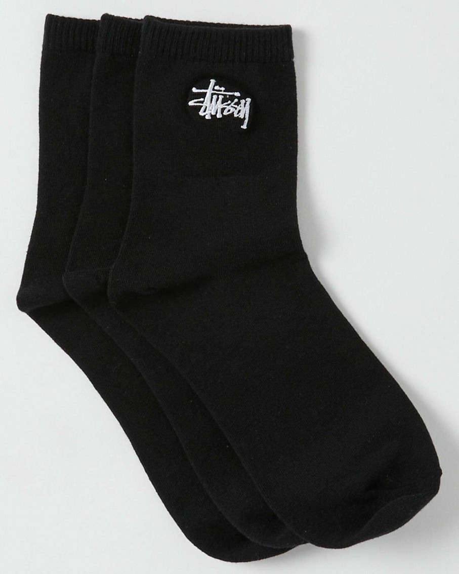 Womens * | Womens Graffiti Crew Sock 3Pk Stussy Online Sales