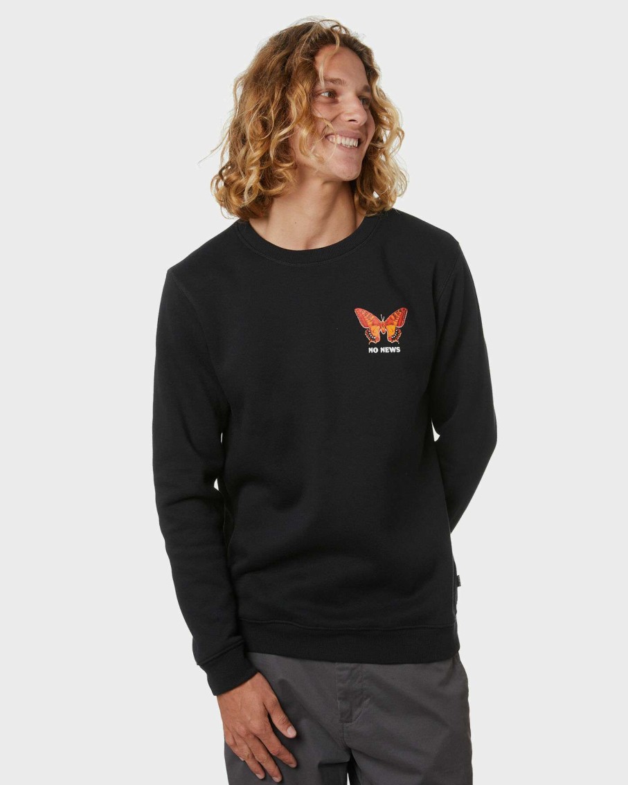 Mens * | Chrysalis Fleece Crew No News Excellent