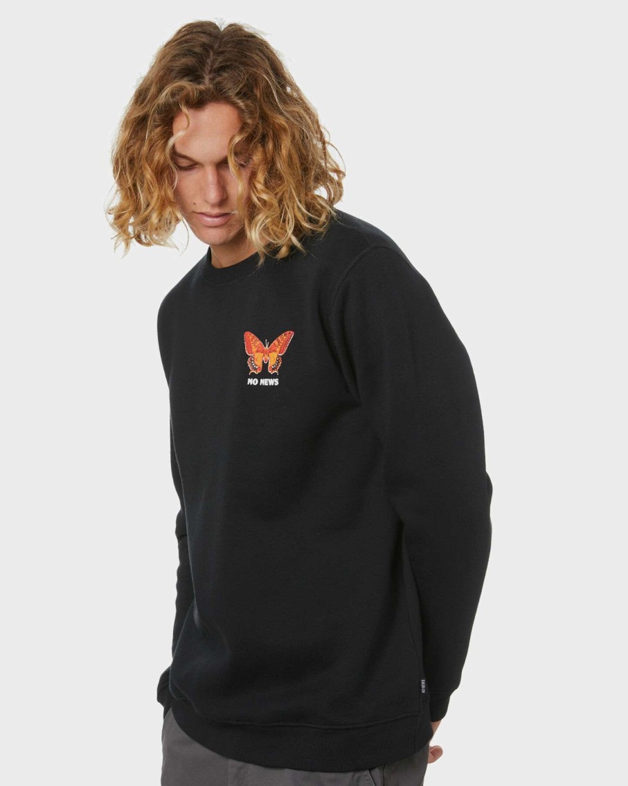 Mens * | Chrysalis Fleece Crew No News Excellent