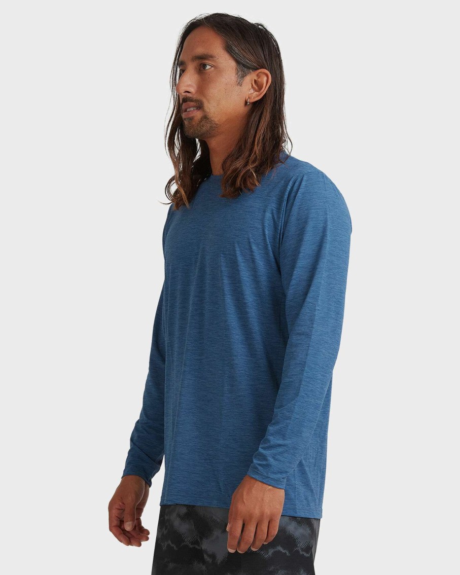 Surf * | Mens Heathered Ventx Solid L/S Xcel Bargain Sale