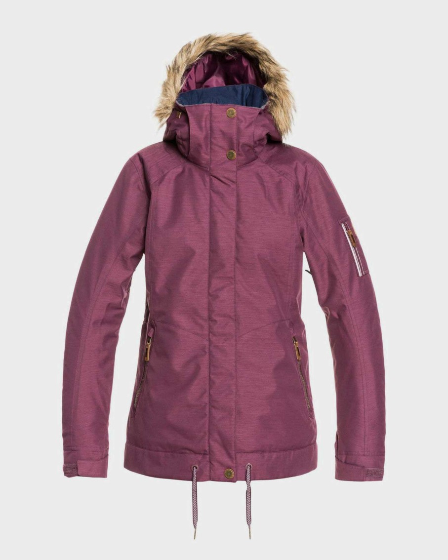 Snow * | Womens Meade Snow Jacket Roxy Excellent Quality