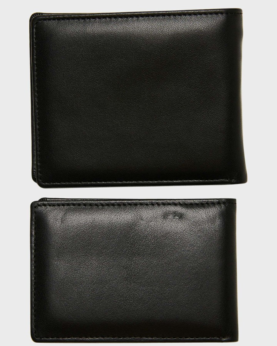 Mens * | One & Only Leather Wallet Hurley Large Choice