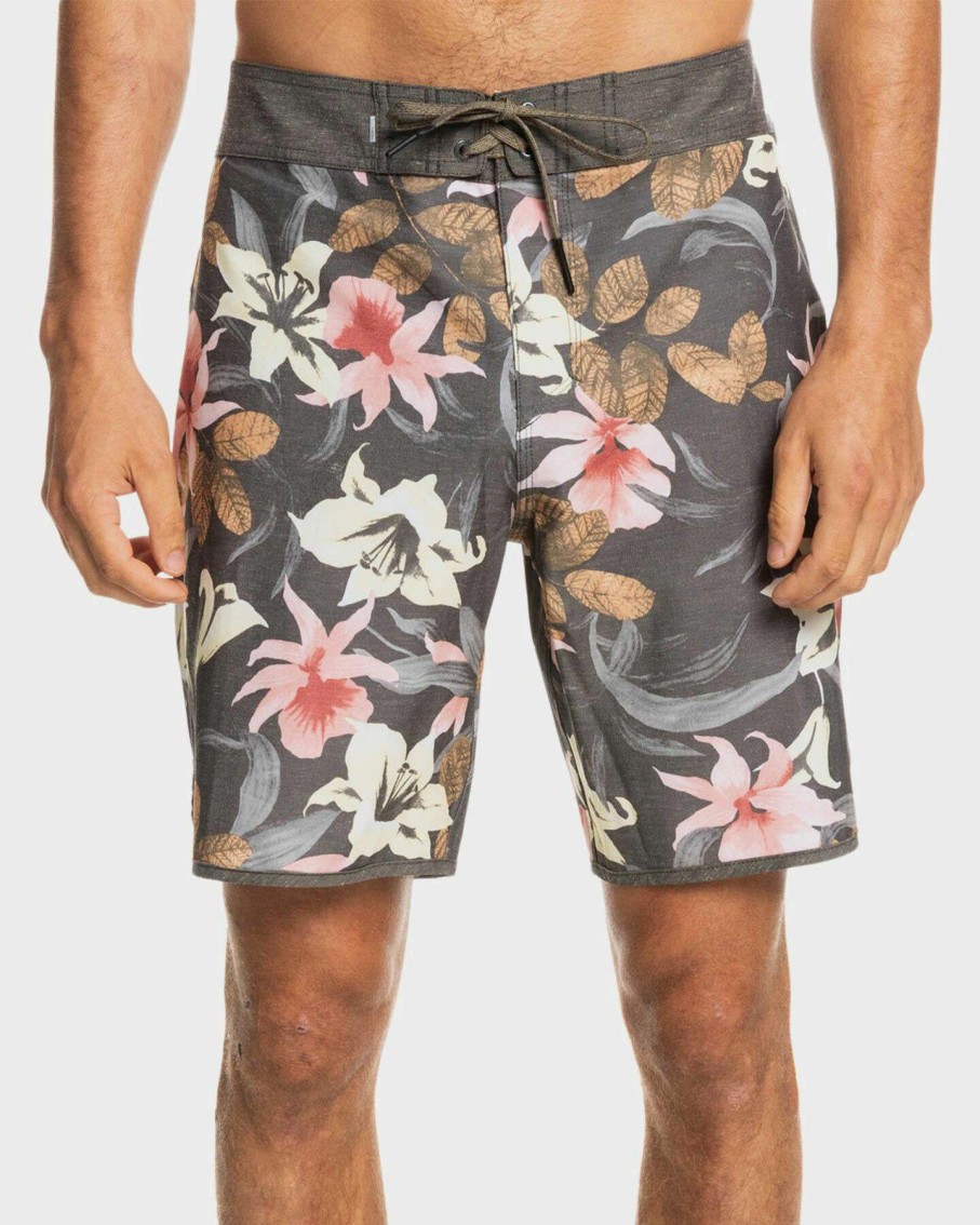 Mens * | Mens Hempstretch Scallop 19 Boardshorts Quiksilver Discount Online