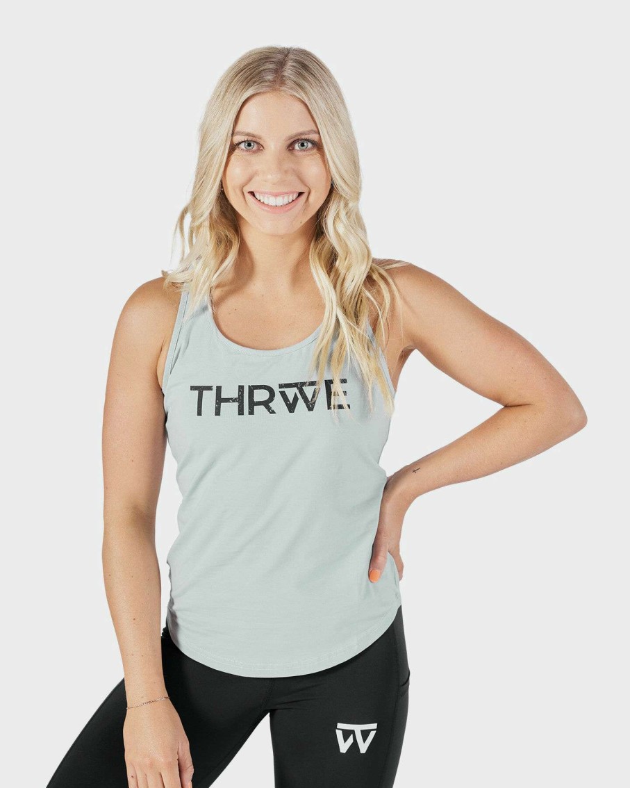 Womens * | Thrive Racerback Singlet Thrivewear Online Sales