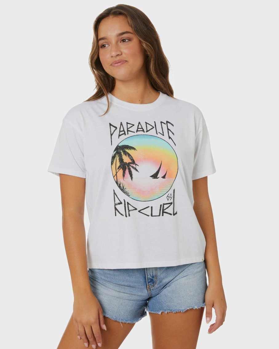 Womens * | Paradise Relaxed Tee Rip Curl Large Choice