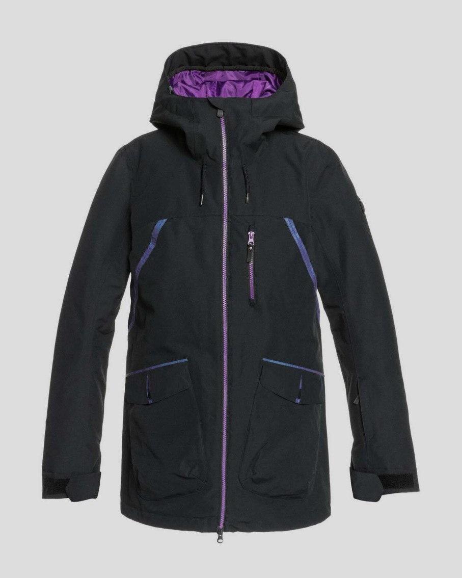 Snow * | Womens Stated Warmlink Snow Jacket Roxy Large Choice