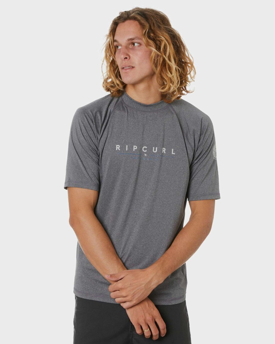 Surf * | Shockwave Relaxed Short Sleeve Rashvest Rip Curl Closeout Sale