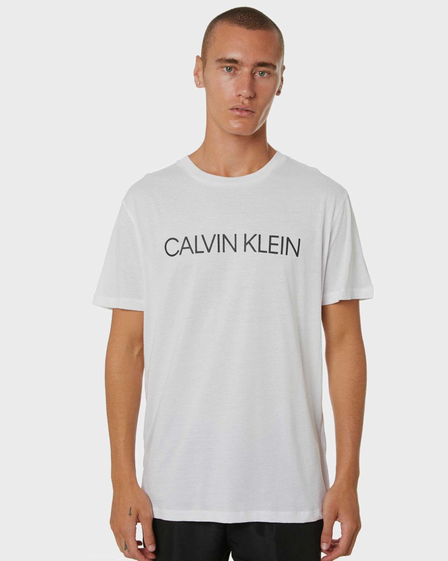 Mens * | Core Solids Relaxed Crew Tee Calvin Klein Large Choice