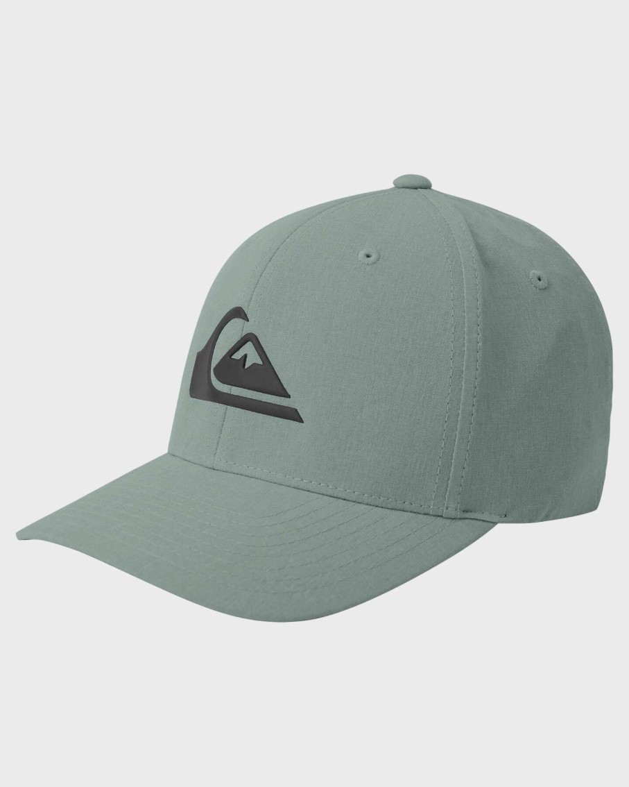 Mens * | Mens Amped Up Flexfit Cap Quiksilver Bargain Sale