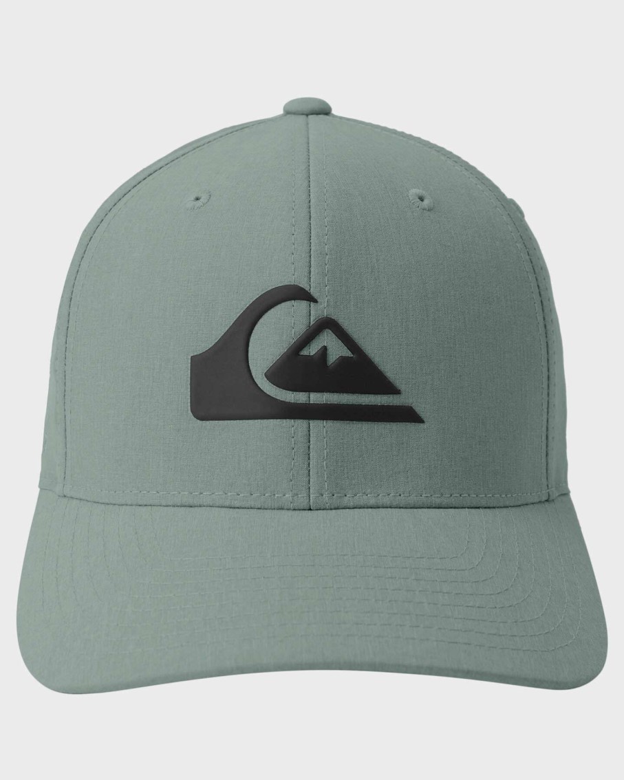 Mens * | Mens Amped Up Flexfit Cap Quiksilver Bargain Sale